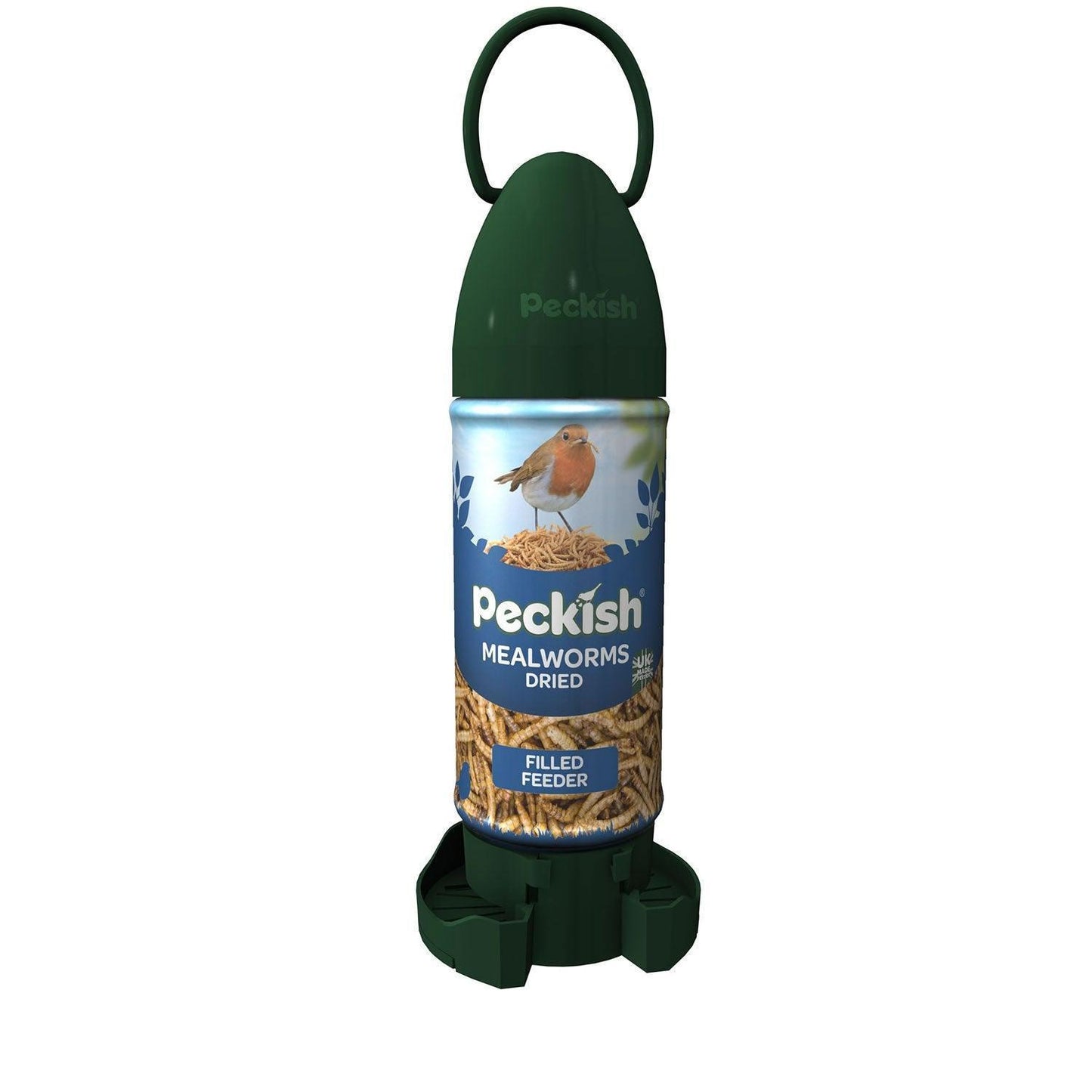 PECKISH MEALWORMS FILLED FEEDER - just hang and go