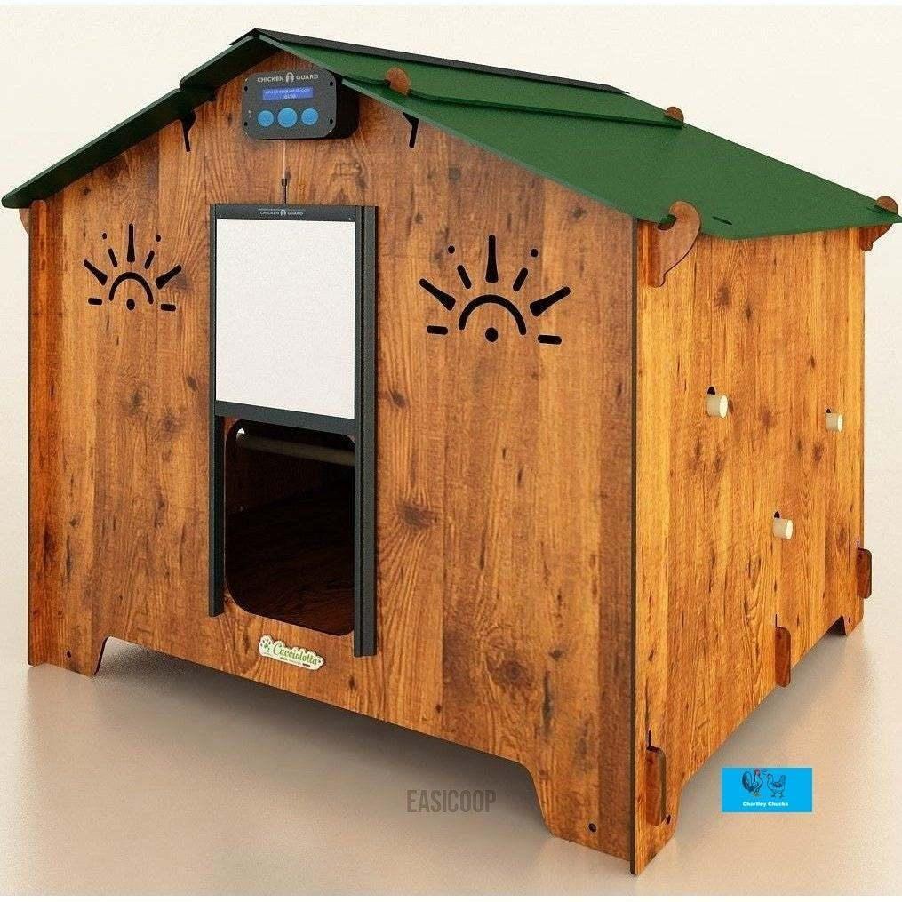 Easicoop Chalet 2XL - HPL Chicken House up to 15 large Birds - Chartley Chucks